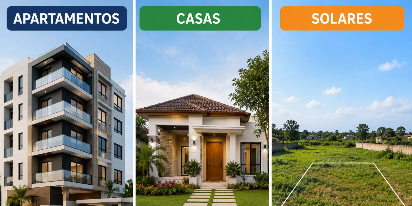 Invertir en Inmuebles: Apartamentos, Casas o Solares